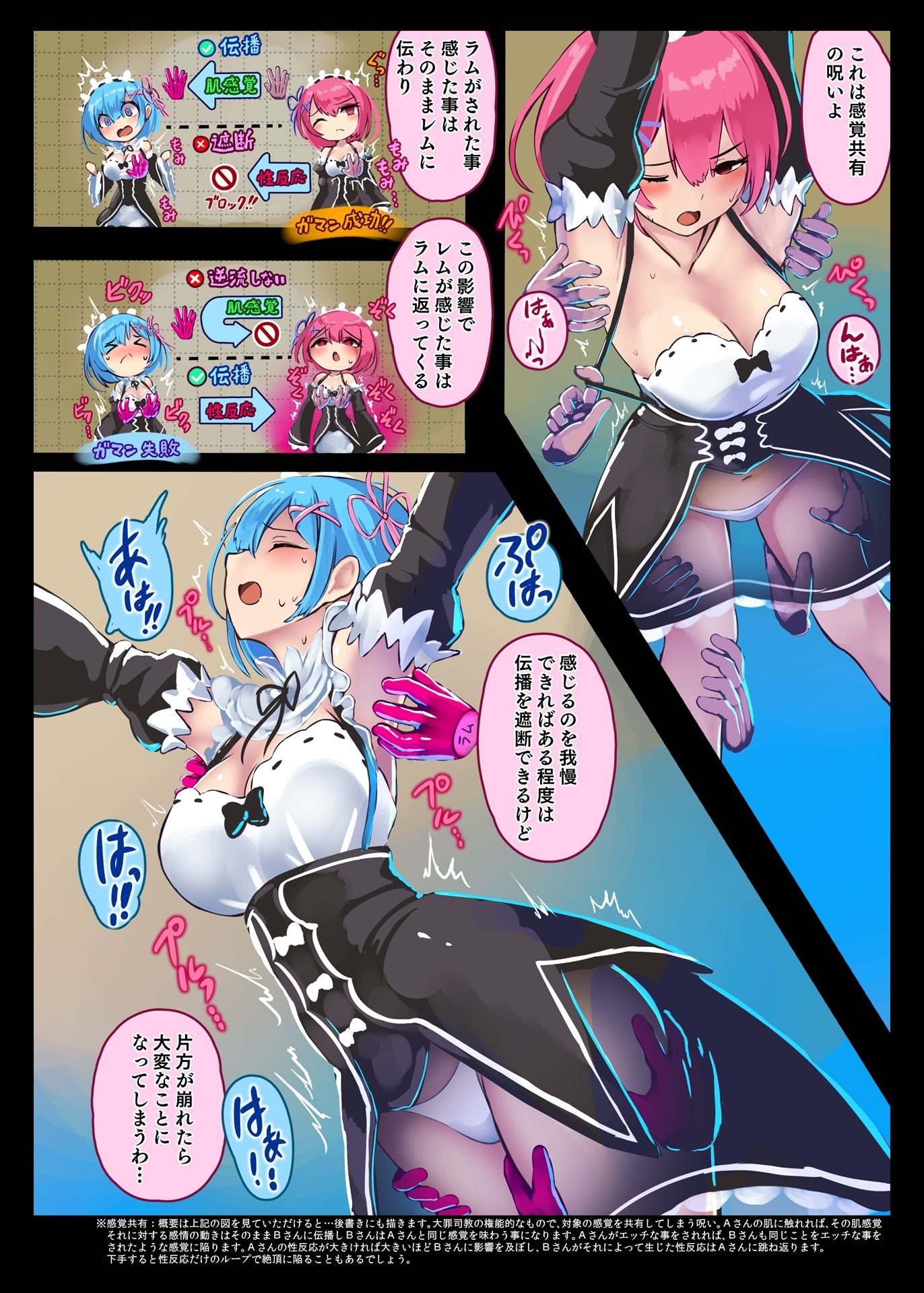 鬼メイド  レム  性感共有地獄