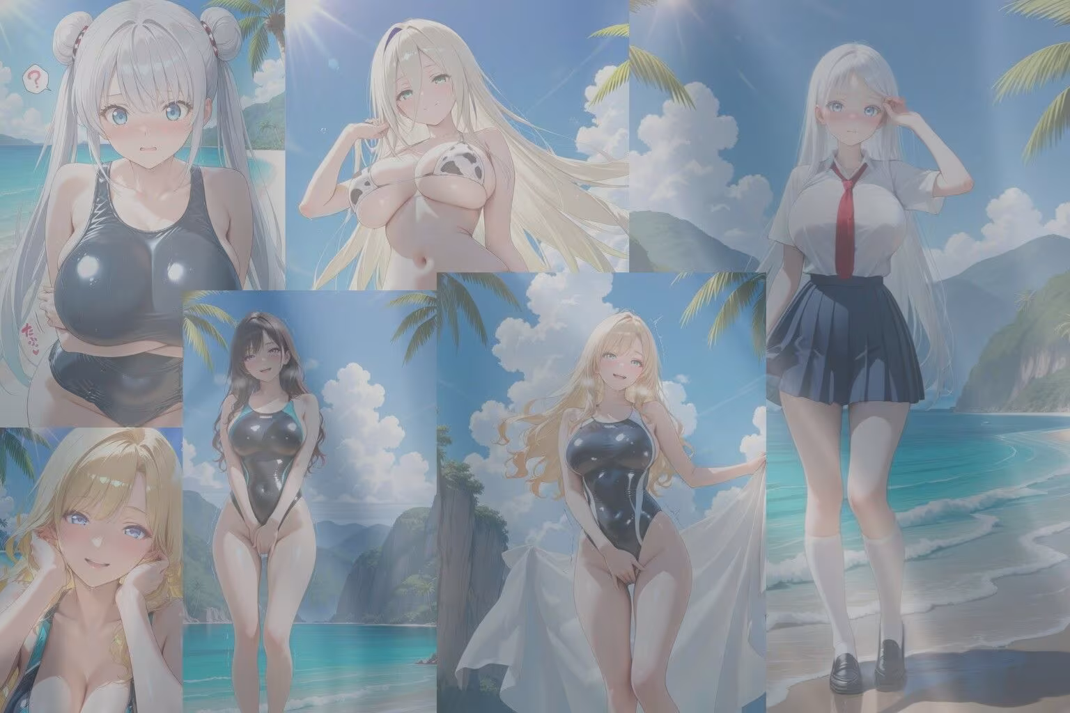 爆乳学生・巨乳女教師が呪いで強●発情！修学旅行先が妊娠しないと出れない島だった件 〜同級生種付け孕ませ乱交地獄〜