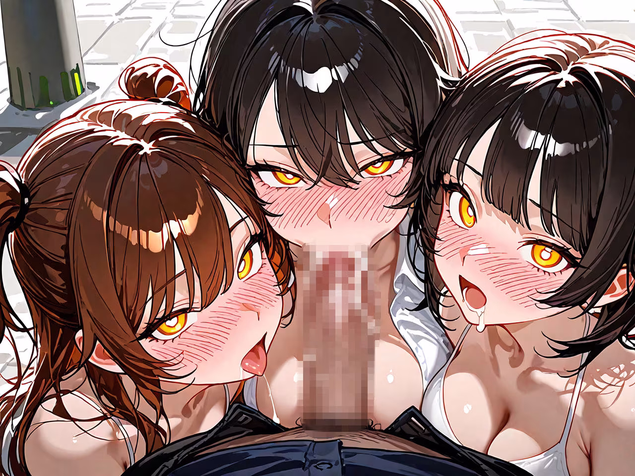 美女が群がるマジカルチンポ！