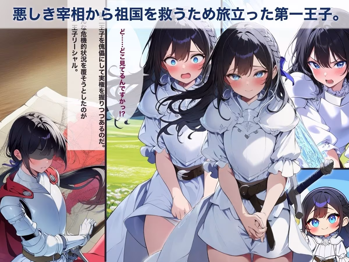 メス堕ち第一王子〜女装した王子の命を救うため、男の娘になるように調教する〜