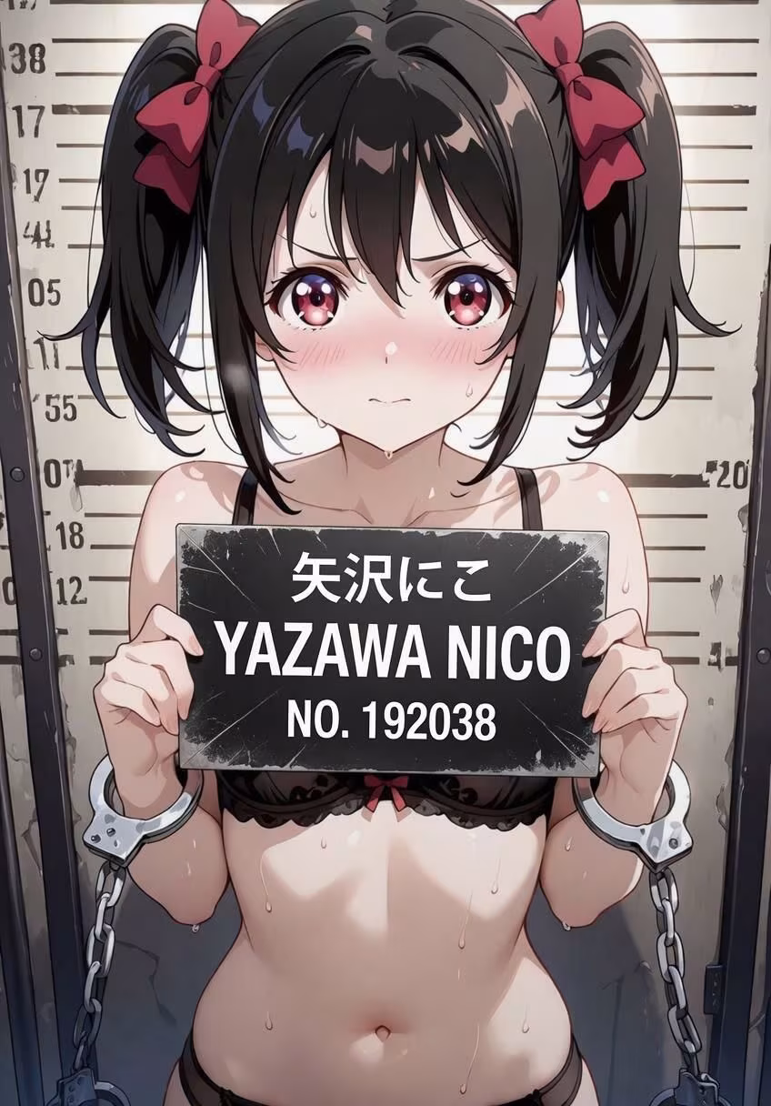 刑務所の下着女囚〜冷たい鉄格子に押しつけられ警察官に何度も中出しされる〜 ラブライブ