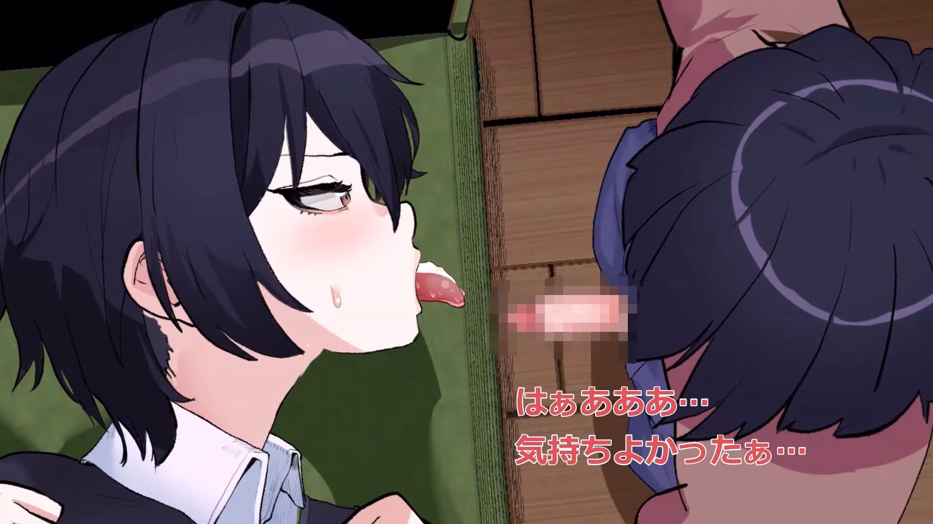 弟たちに口内射精され続ける姉