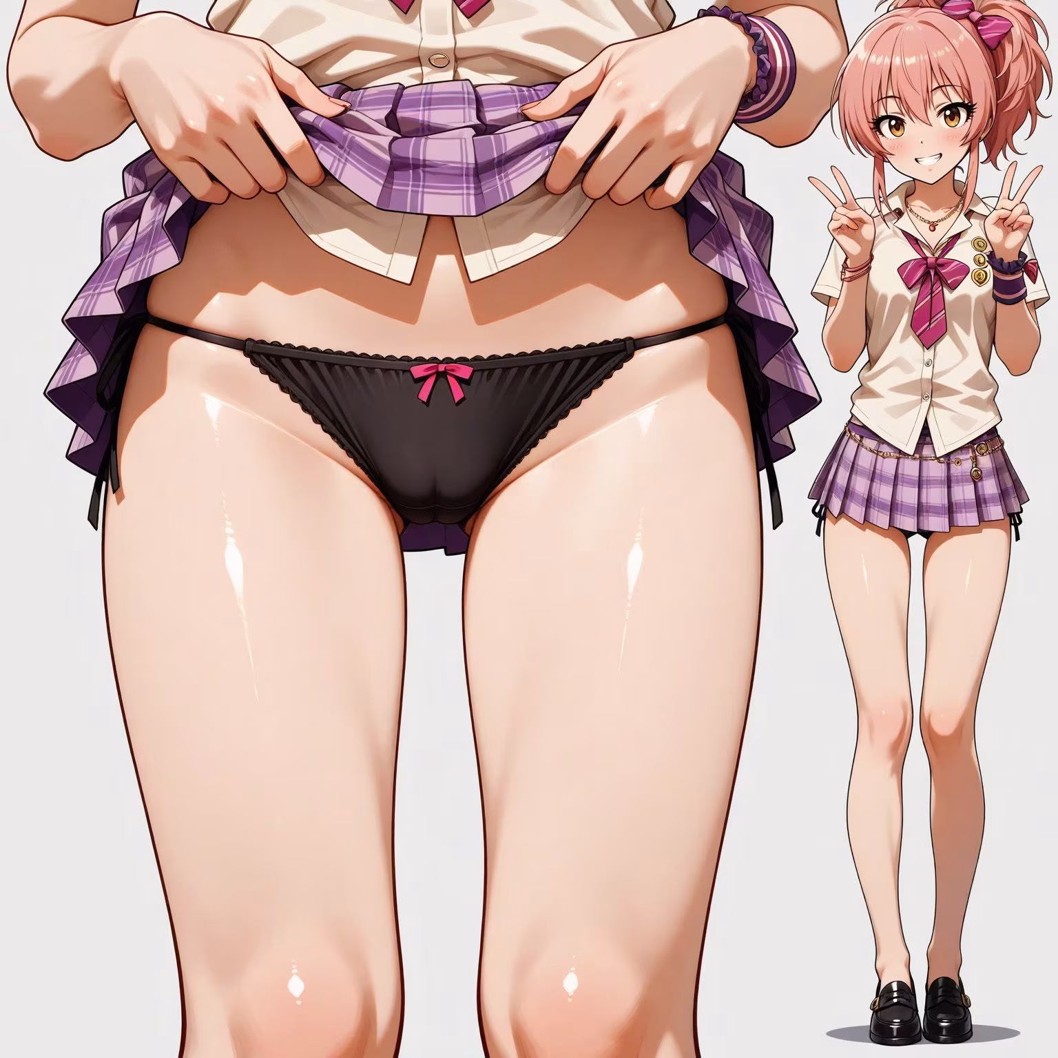 立ち絵とたくしあげ【アイドルマスターシンデレラガールズ風1】
