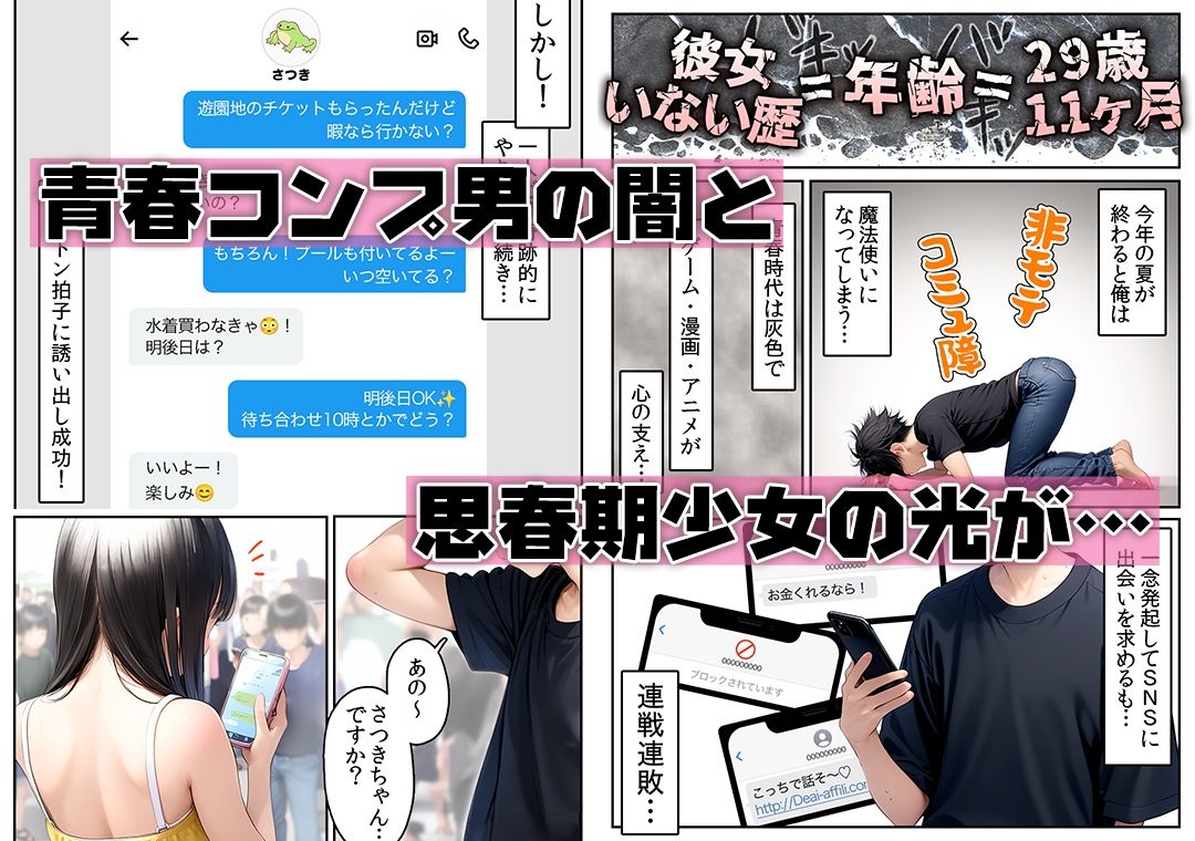 【漫画】初体験【99P】さらば青春コンプレックスの闇■夏休み■思春期少女■好奇心■