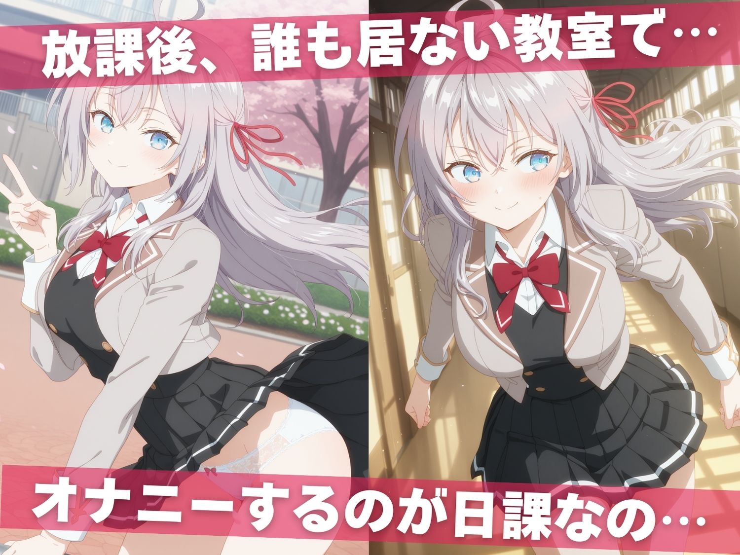 オナニー覗かれ、寝取られて  時々●ソッとロシア語でデレる隣のアーリャさん 〜 学校編 〜