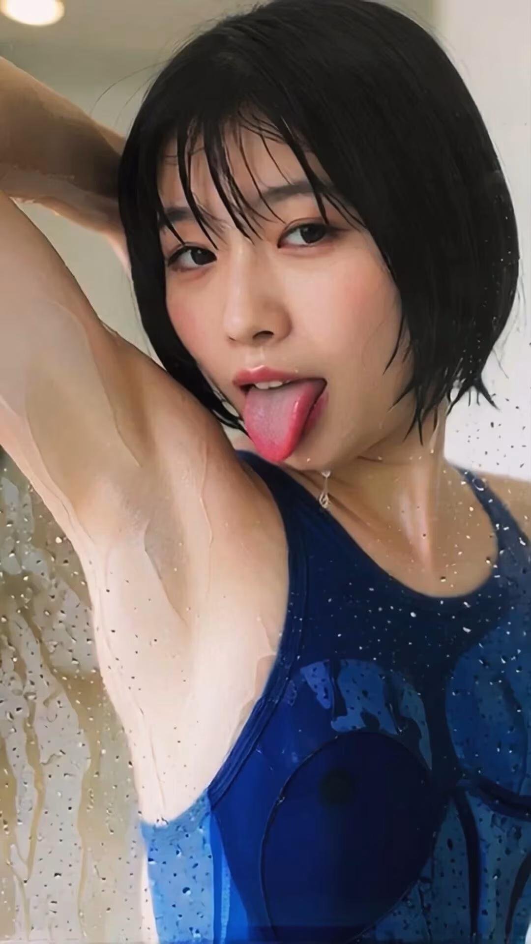 舌フェチ12 AI 水着女子3