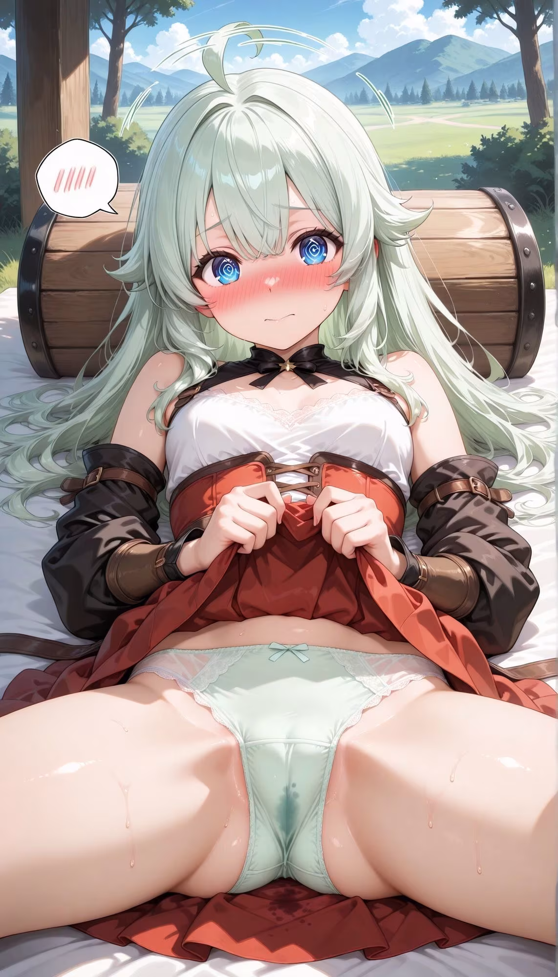 異世界女子にパンツを見せてもらった