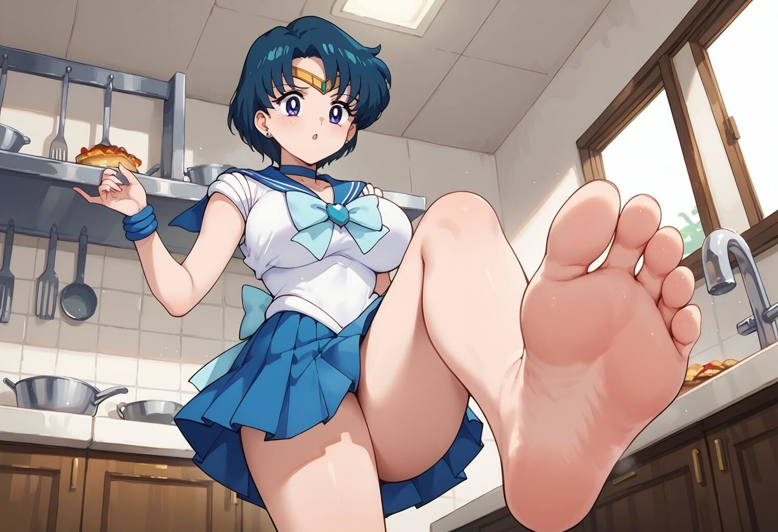 セーラーマー○ュリーイラストエロ画像_「愛と知性のセーラー服美少女戦士！」が決め台詞な亜美ちゃんのエッチな画像集