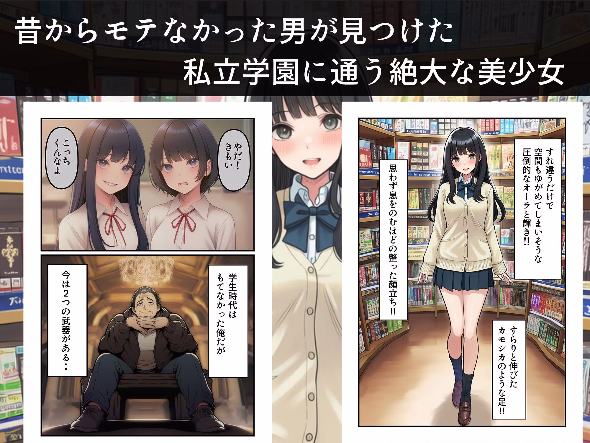 学園の花を追い詰めろ！〜純潔を奪われ/彼氏の前でも〜