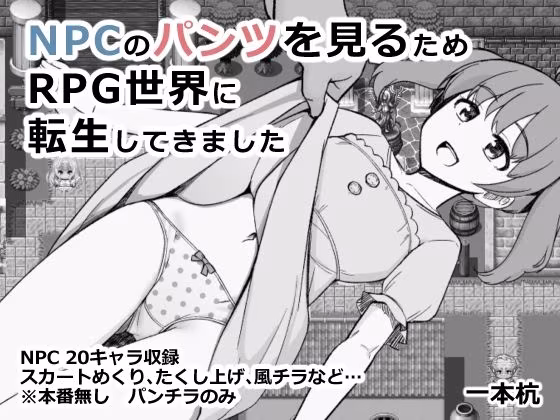 NPCのパンツを見るためRPG世界に転生してきました