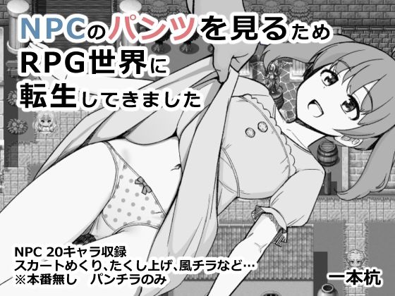 NPCのパンツを見るためRPG世界に転生してきました