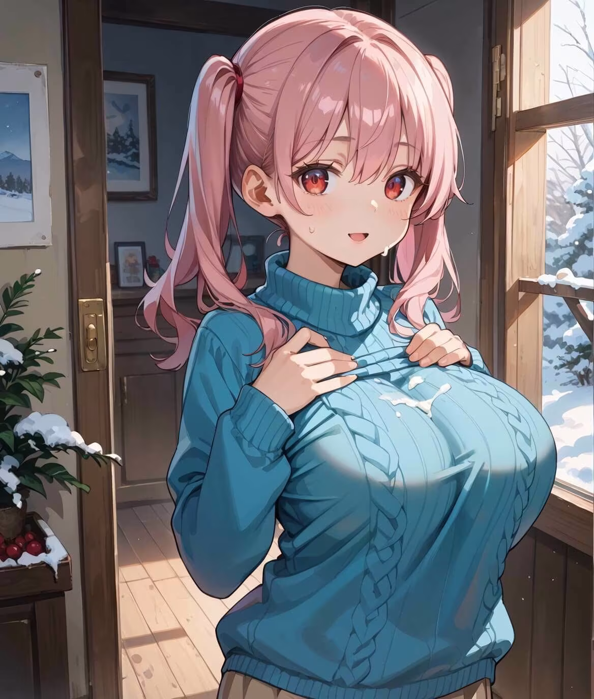 雪の日にエッチして温めて…？490枚