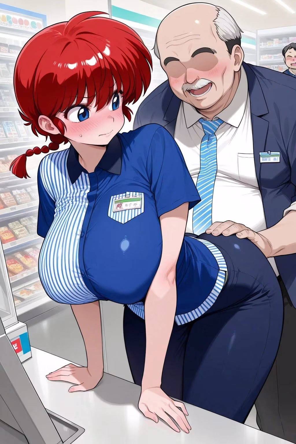 らんまがコンビニでえっちなことされまくる写真集