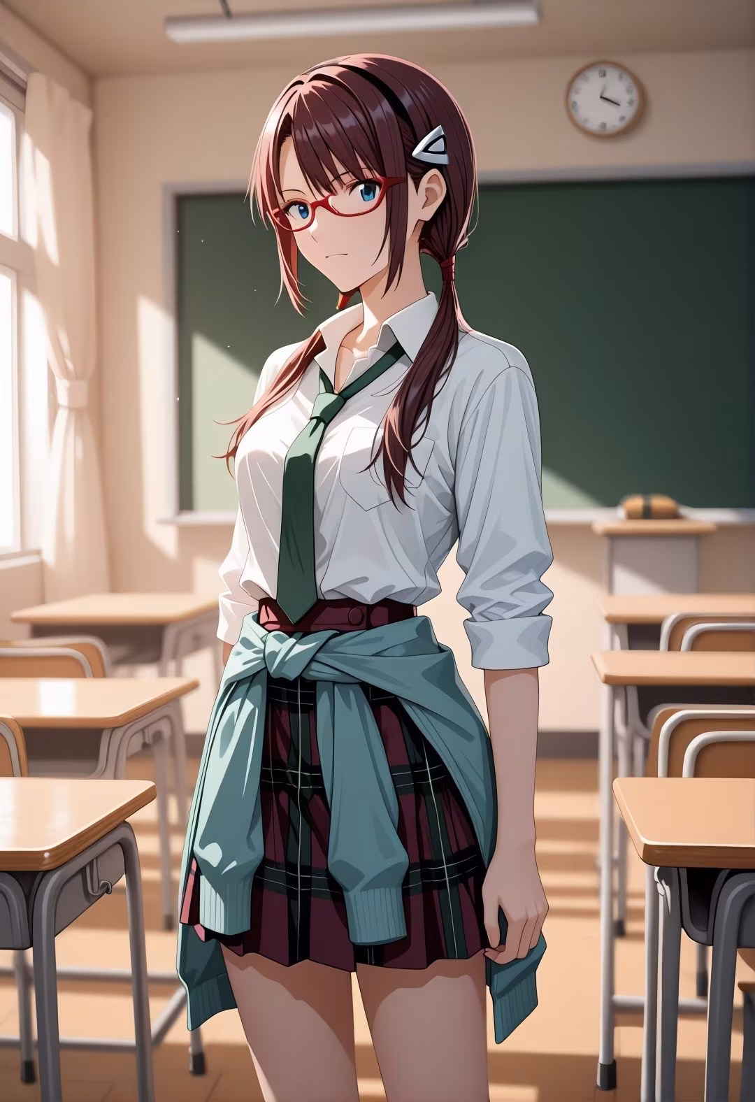 エ〇ァパロディ真〇波マ〇〇〇凌●教室プールトイレ巨乳眼鏡少女複数プレイ調教CG集