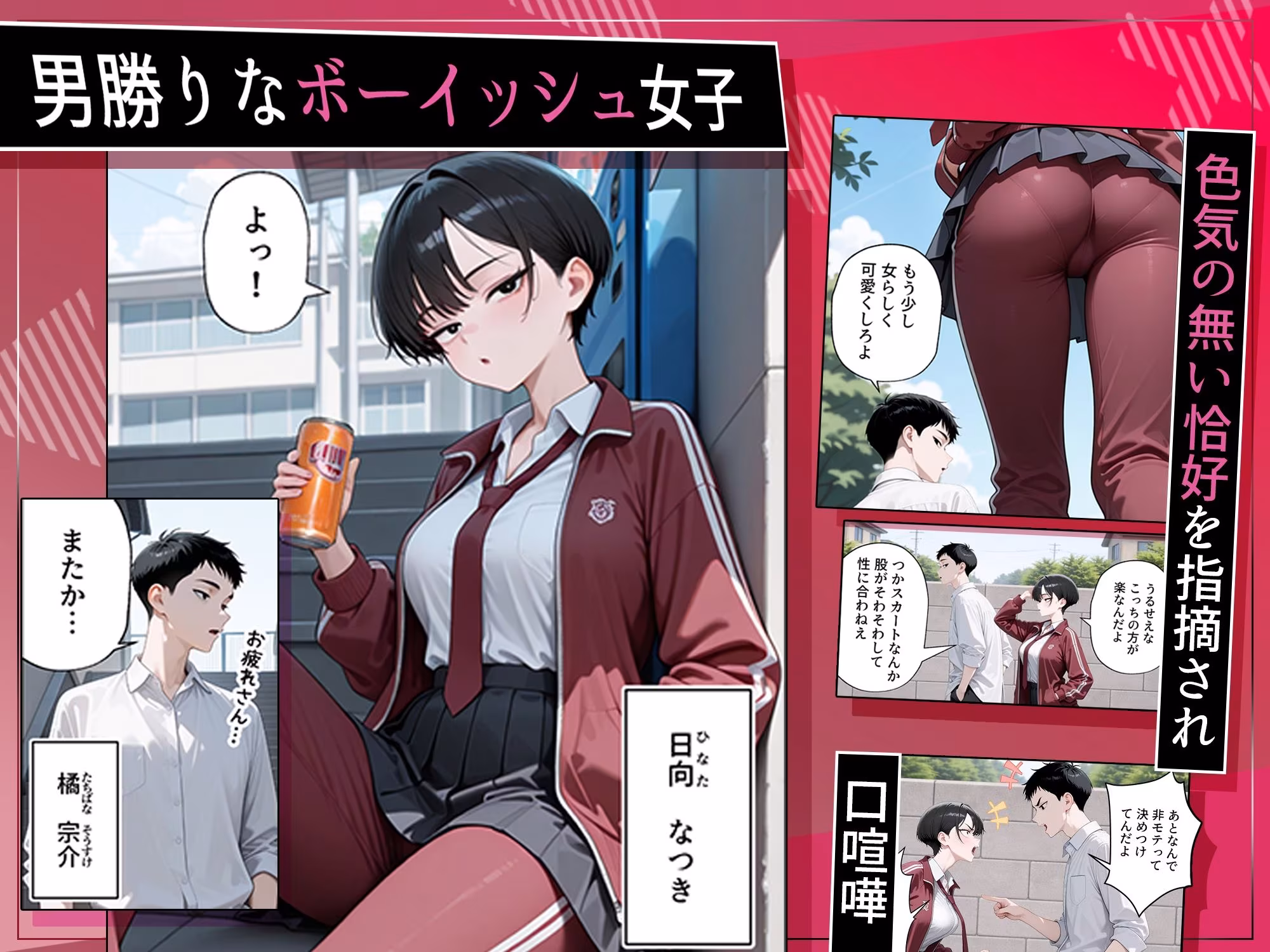 メス堕ちボーイッシュ〜負けず嫌いな幼馴染に女の快楽を教えてあげた〜