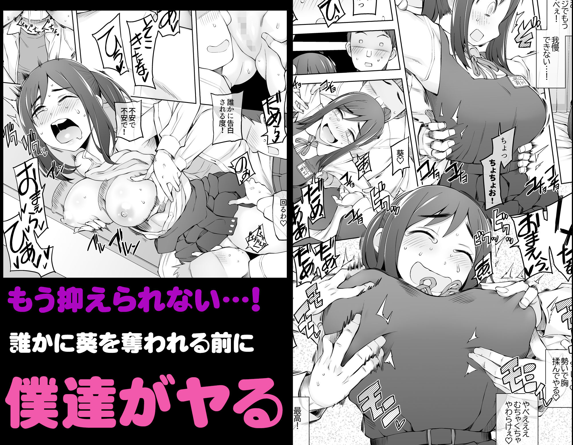 僕達は友達だった  昔から大好きだったあの子が他の男に奪われる前に、僕達のモノにすることを決めた