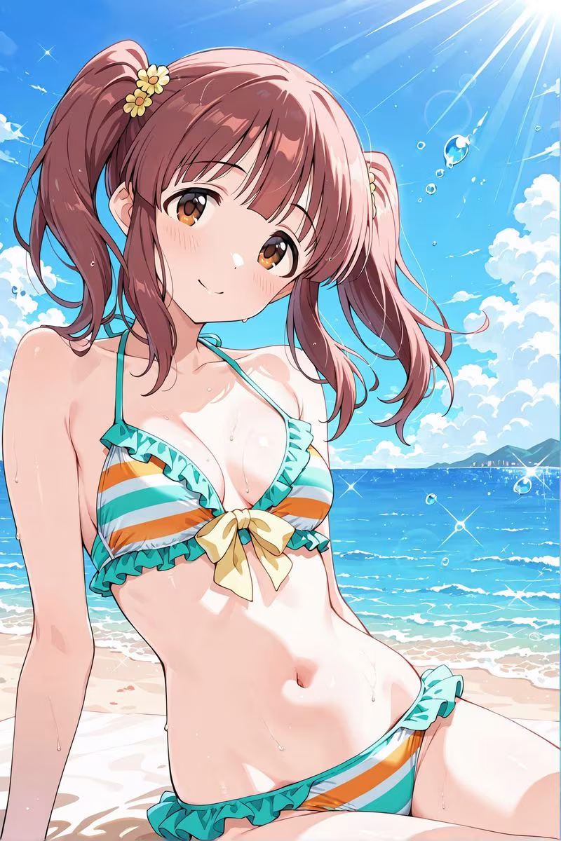 アイドル○スター10  水着に着替えたら
