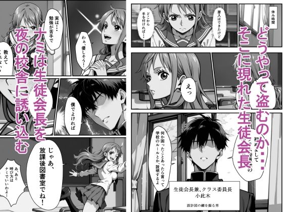 麦わらの一味の航海士、ナミ。ある島で学園潜入ミッションを命じられる！