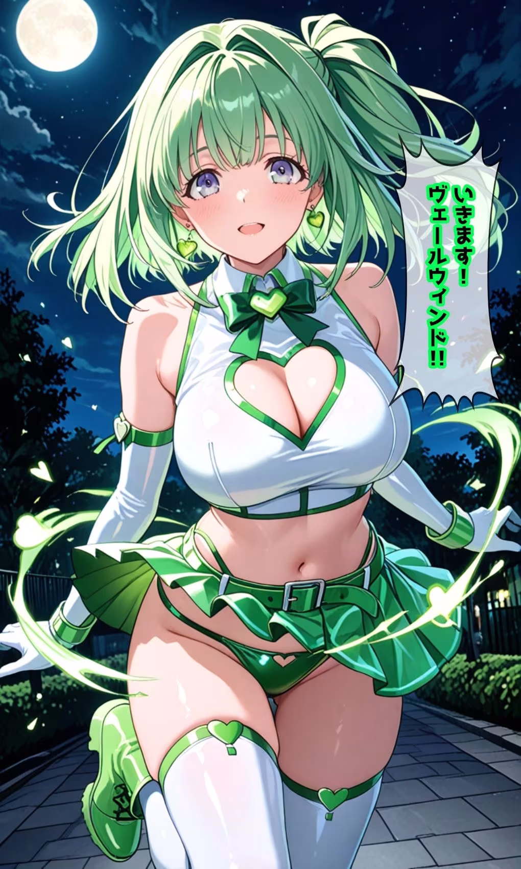 緑の戦士ライム・ヴェール 〜触◯怪魔タクティルの罠〜