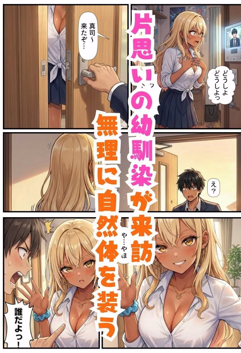 TS巨乳黒ギャルになったオレ 幼馴染のわからせセックスでメス堕ち