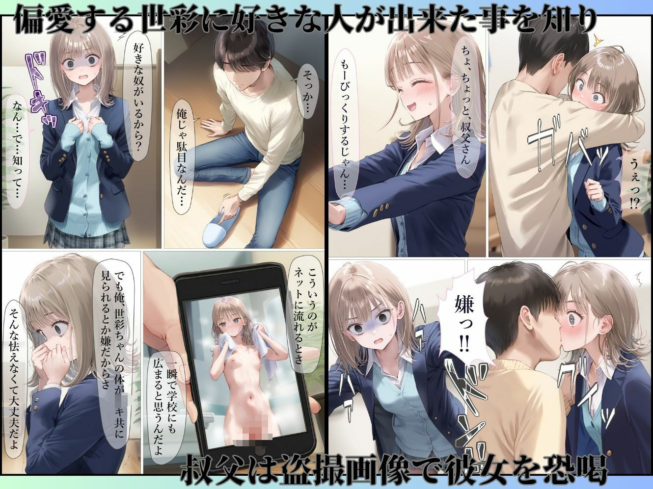 幼馴染が無理やりSEXさせられてるとこに遭遇したら