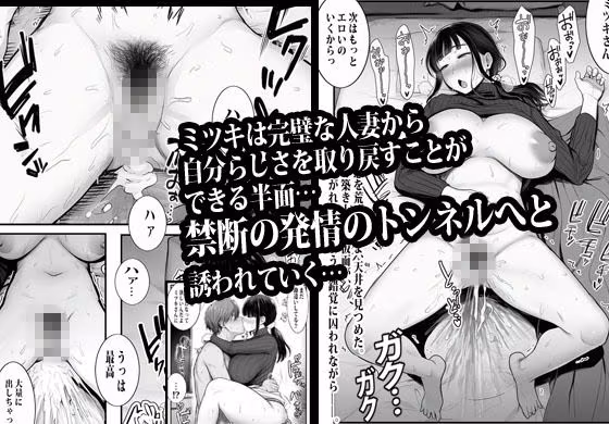 完璧を演じていた人妻はある日爆発してメス妻になる