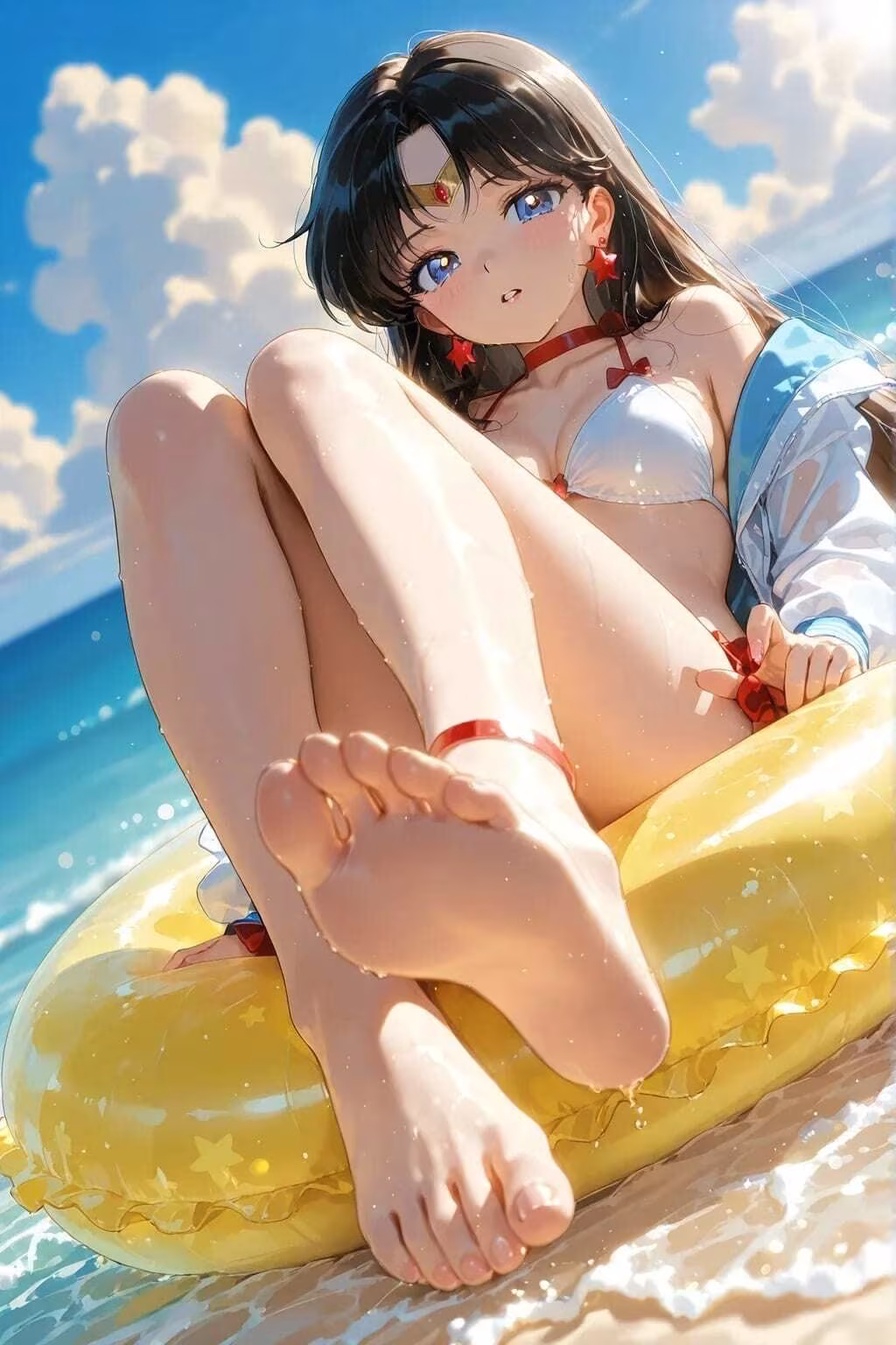コスプレナイト 〜ネコミミ＆メイドと家で海辺で〜 セ〇ラームーン