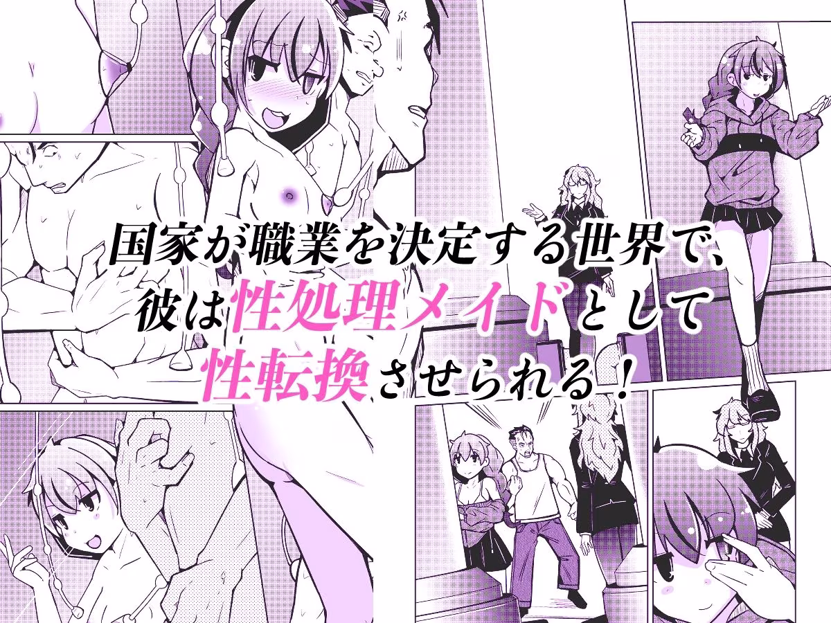 国家による性別交換  俺の適正職は性処理メイド、彼女は…