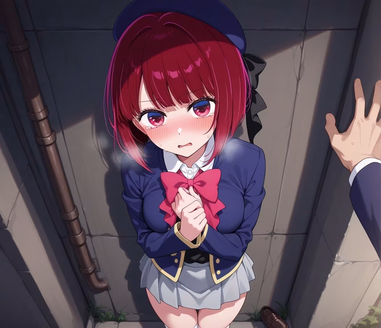 街の裏路地で起こる拉致監禁陵● 推〇の子