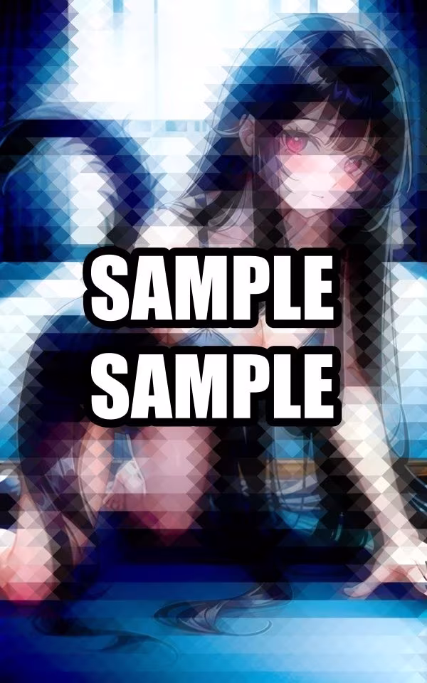 黒髪の猫系女子がこちらを見てくる