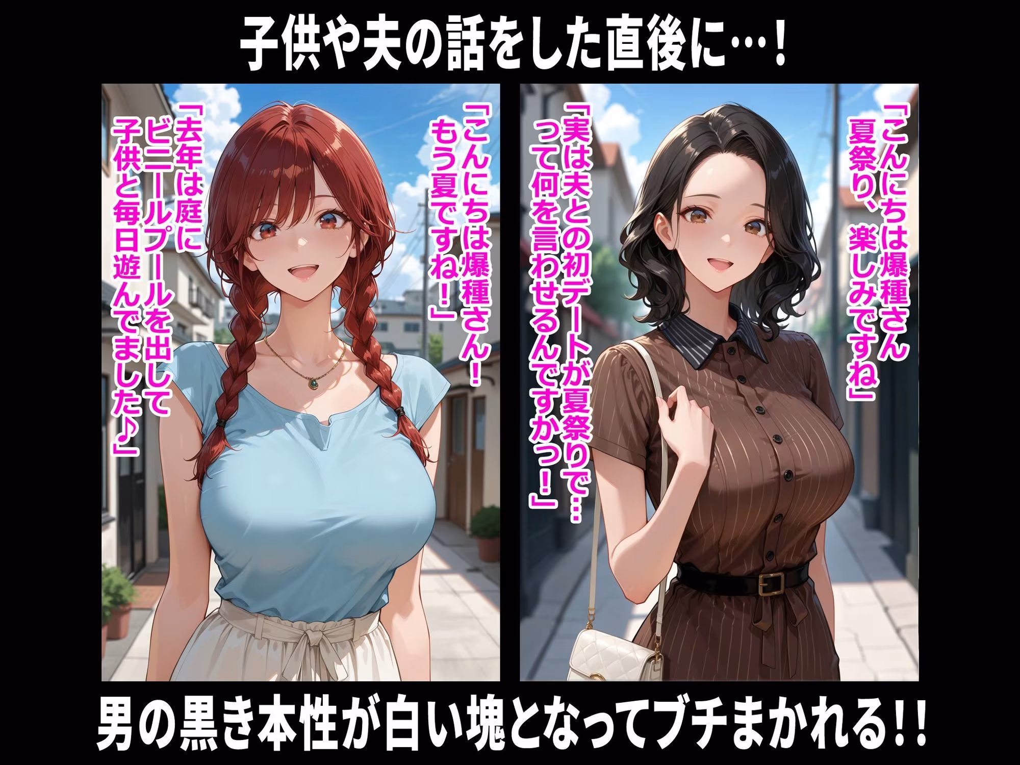 巨乳人妻レ〇プ事件被害者録 即出し2コマ