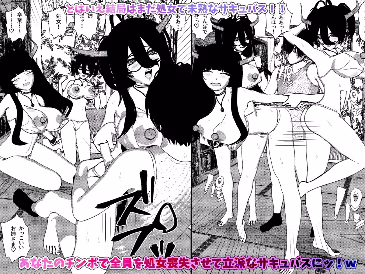 ＜総集編＞サキュバスハーレム＆女子校生SEXノート＜1＞  ＜2＞  ＜3＞