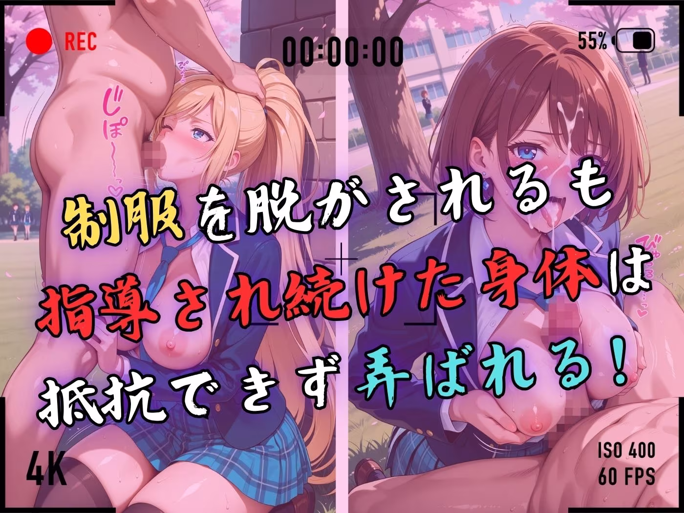 【4Kイラスト】1万3000人の生徒を抱いた校長による女子生徒への性指導（入学式編）