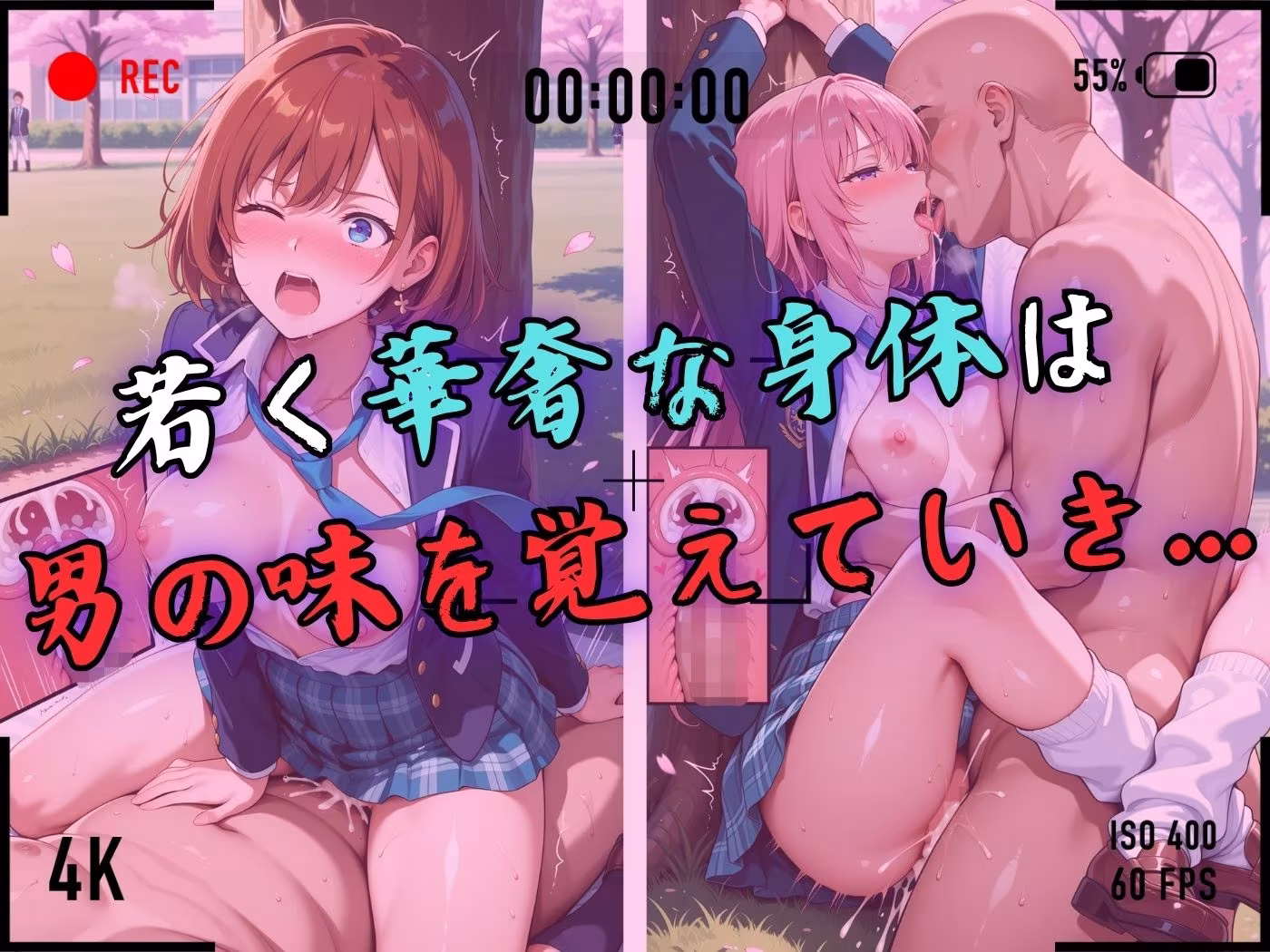 【4Kイラスト】1万3000人の生徒を抱いた校長による女子生徒への性指導（入学式編）