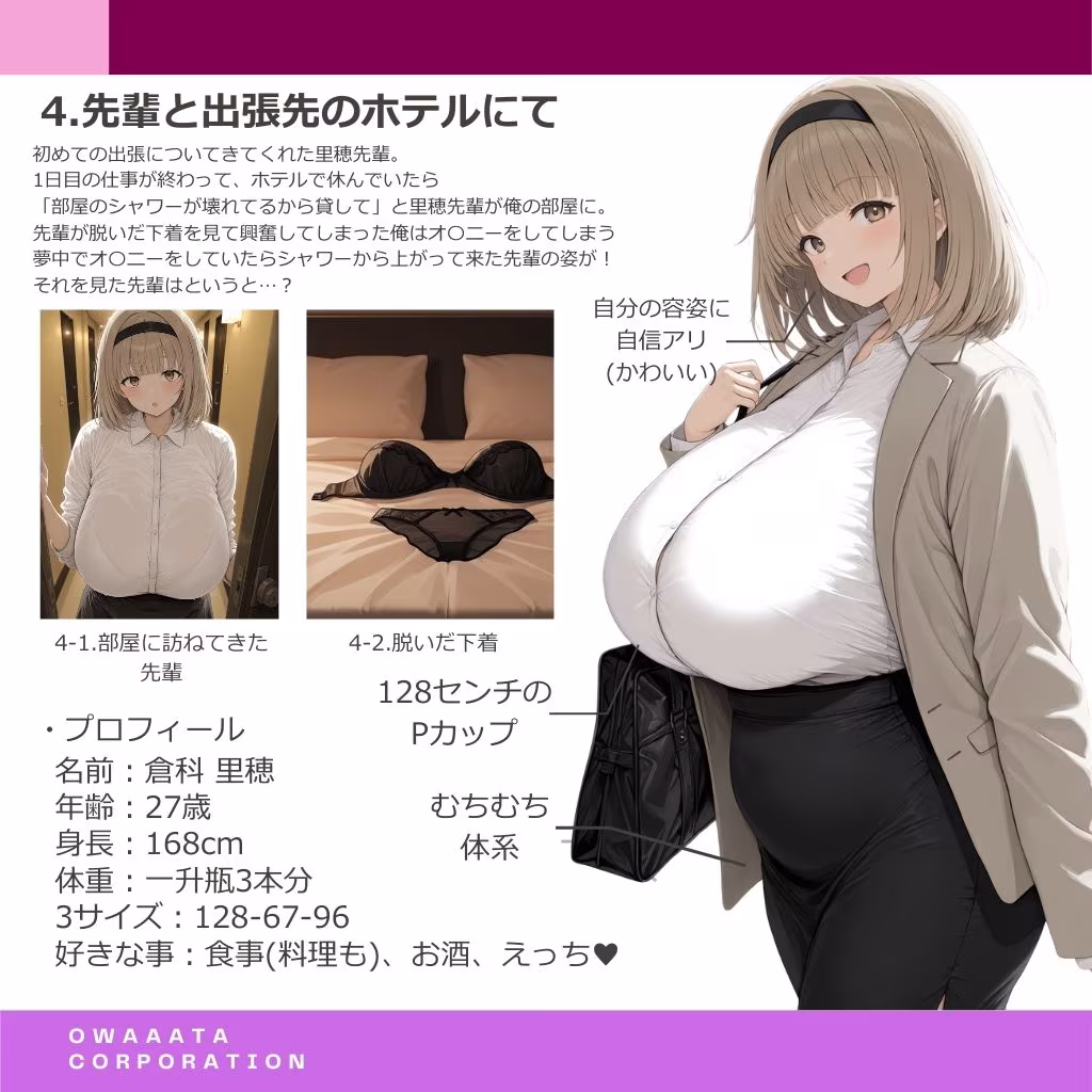 元・童貞の俺は爆乳先輩の下着でコッソリ抜いてしまう。