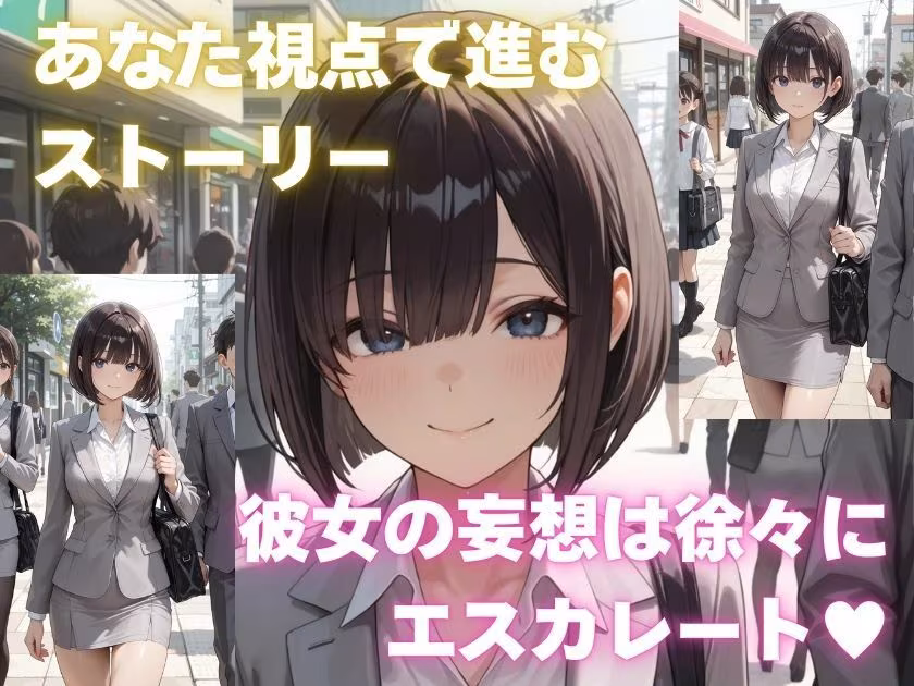 露出妄想はとめられない…クミの妄想1〜路地裏通勤編〜