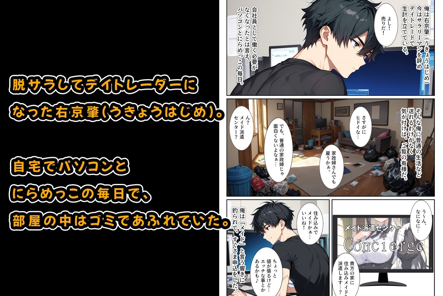 家事代行の爆乳メイドが濃厚なご奉仕エッチをしてくれた話