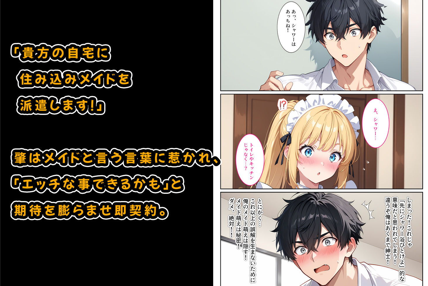 家事代行の爆乳メイドが濃厚なご奉仕エッチをしてくれた話