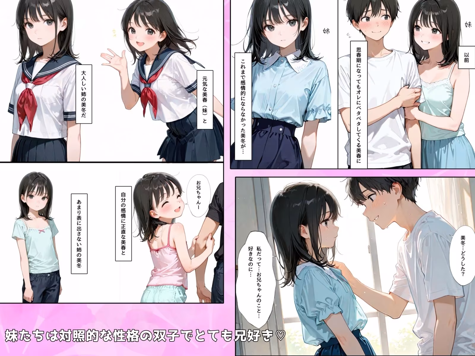 双子の妹が兄離れしてくれない