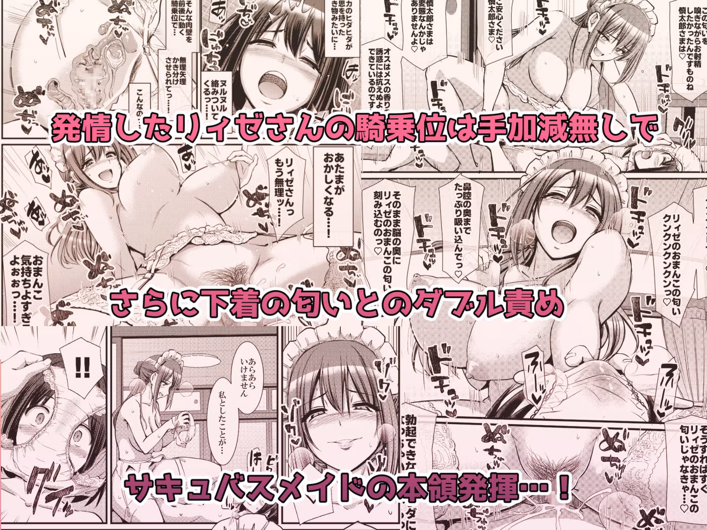 あまあまサキュバスメイドリィゼさん2