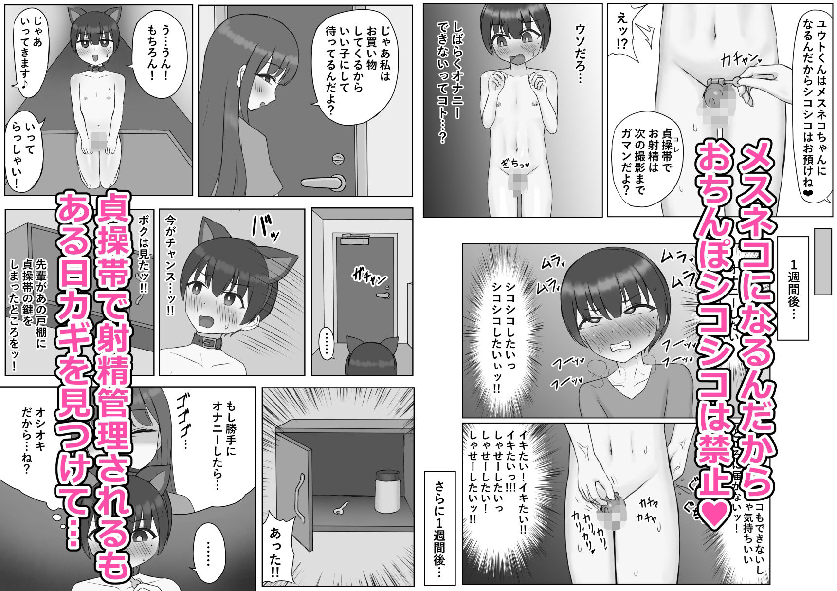 ふたなり年上彼女のペット兼マゾオナホにされちゃいました…
