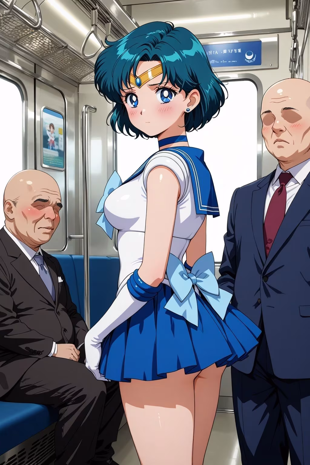 変身ヒロイン羞恥 痴姦電車 S.マーキュリー