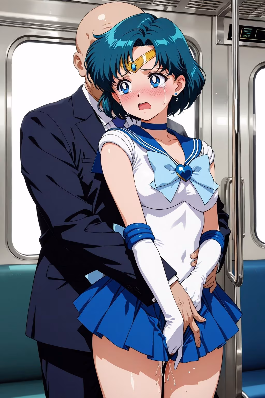 変身ヒロイン羞恥 痴姦電車 S.マーキュリー