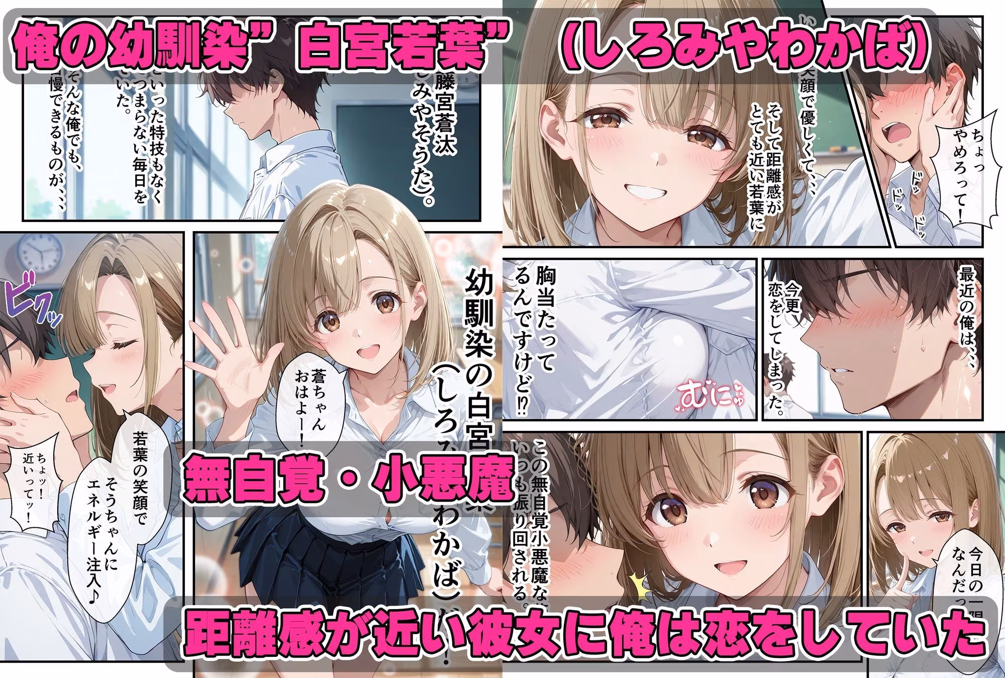 無自覚小悪魔な幼馴染〜毎日誘惑してくる彼女に分からせ・生はめセックス〜初めての快楽堕ち