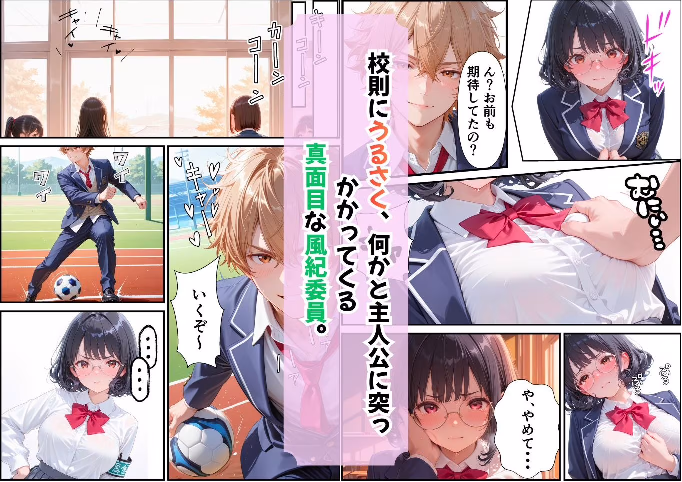 うるさい風紀委員をチャラ男が従順な彼女にするまで