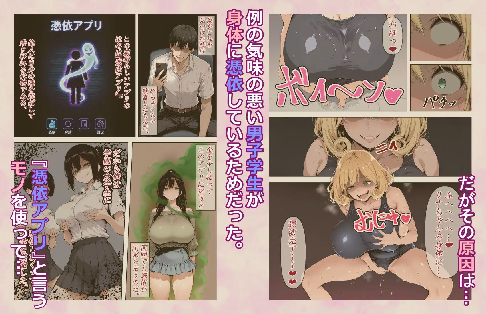 美人巨乳水泳教師に憑依したのでオナニーして教え子とレズセする！！