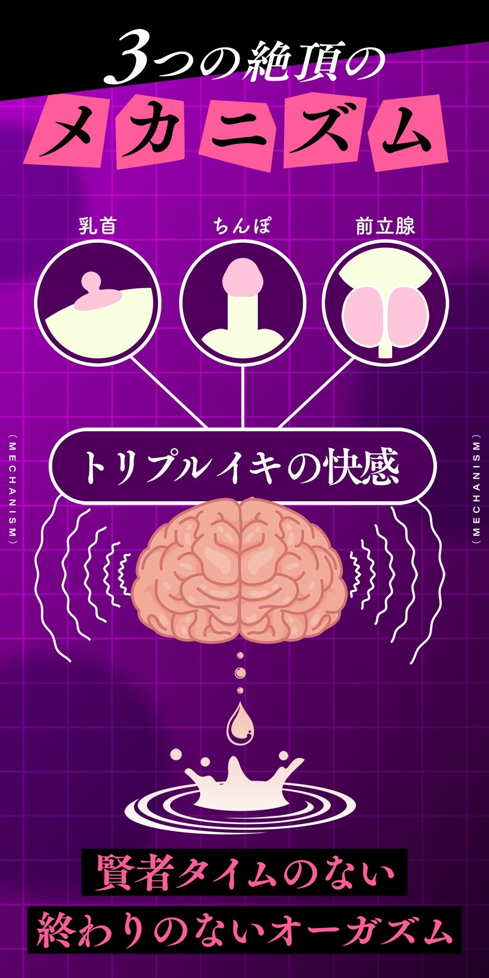 ゼロから始める乳首イキ習得術！もう射精は不要になる？〜快感無限ループ♪ 乳首・前立腺・ち●ぽで絶頂トリップ〜