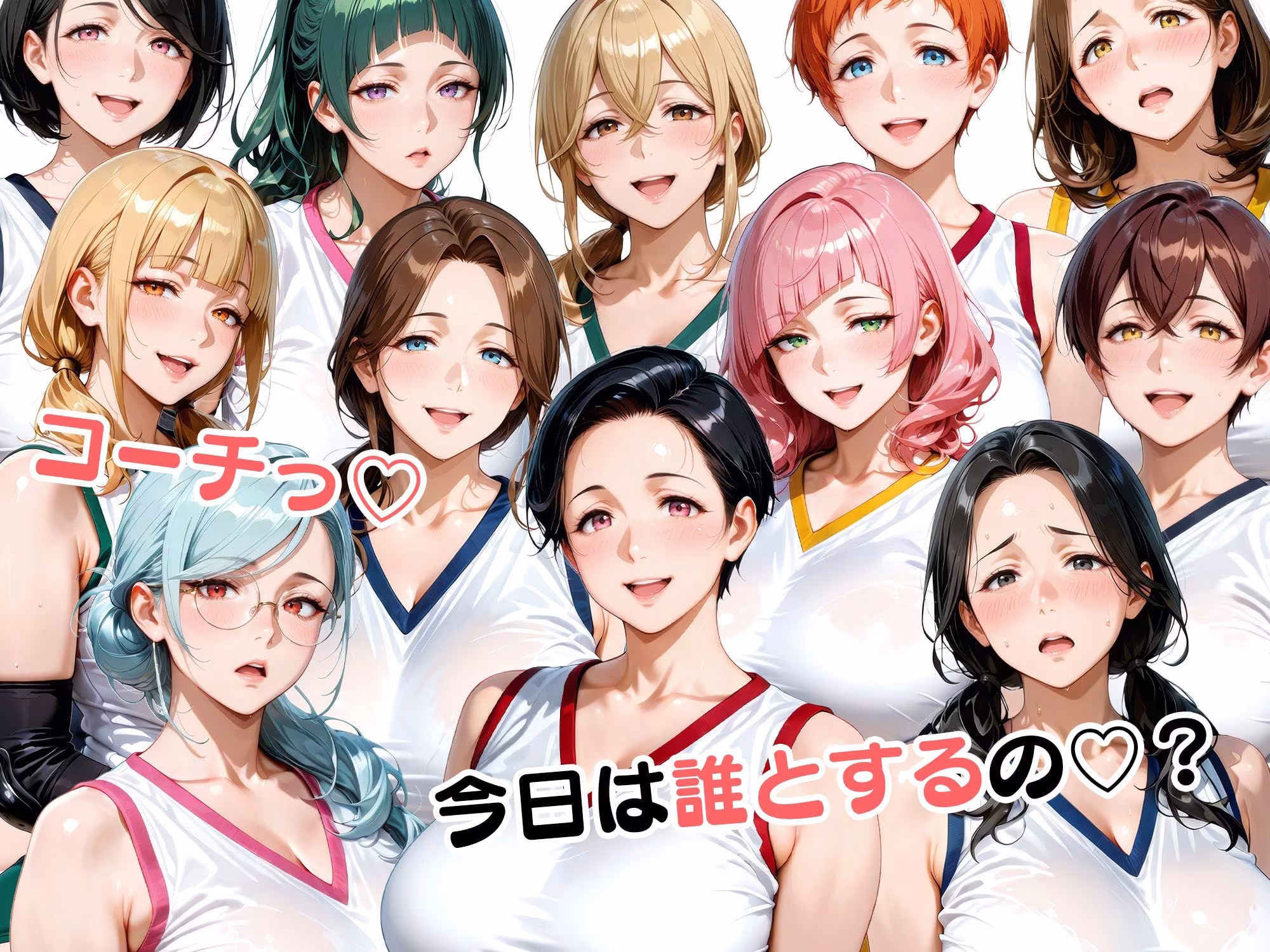 12人の熟女ママさんバレー部とヤリ放題なコーチ