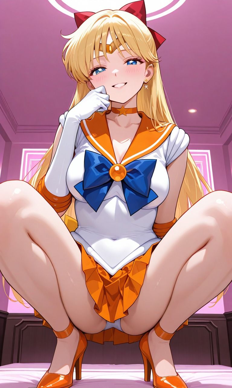 【セーラームーン】ビーナス・マーズ・サターン 〜生意気セーラー戦士を分からせアヘ顔CG集〜｜挑発パンチラ・中出し・イマラチオ