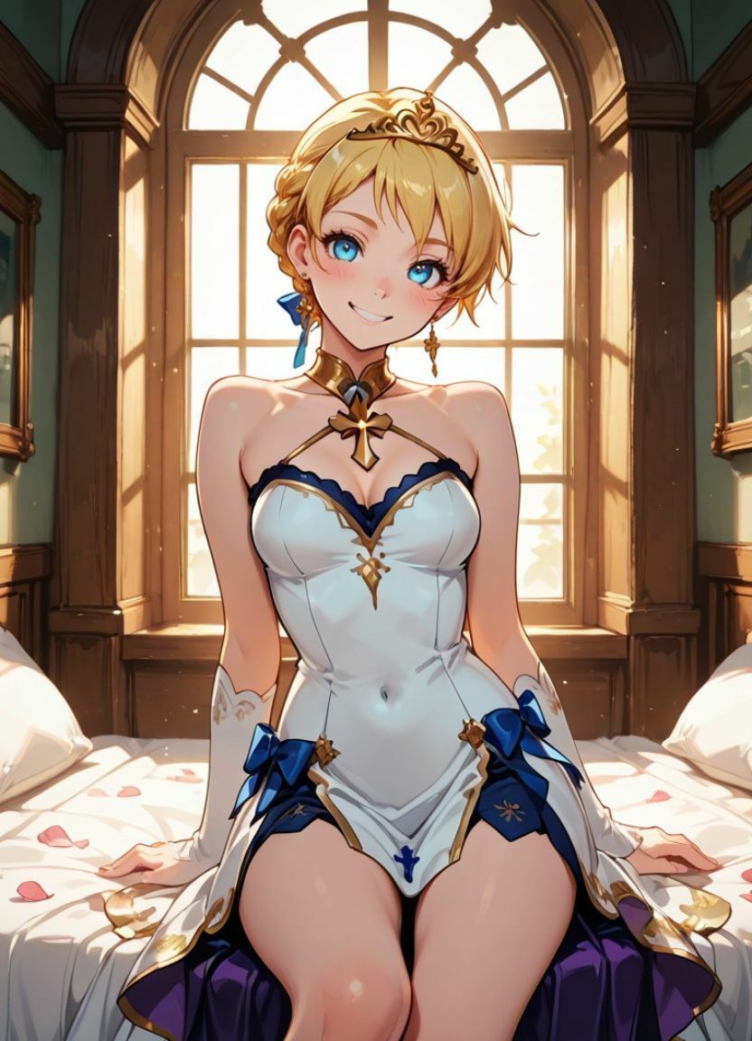 清純プリンセスの着エロ種付け 〜〜ドレスのまま、あまあま交尾〜〜